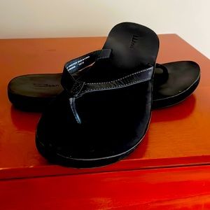 LL BEAN!  Leather sandal